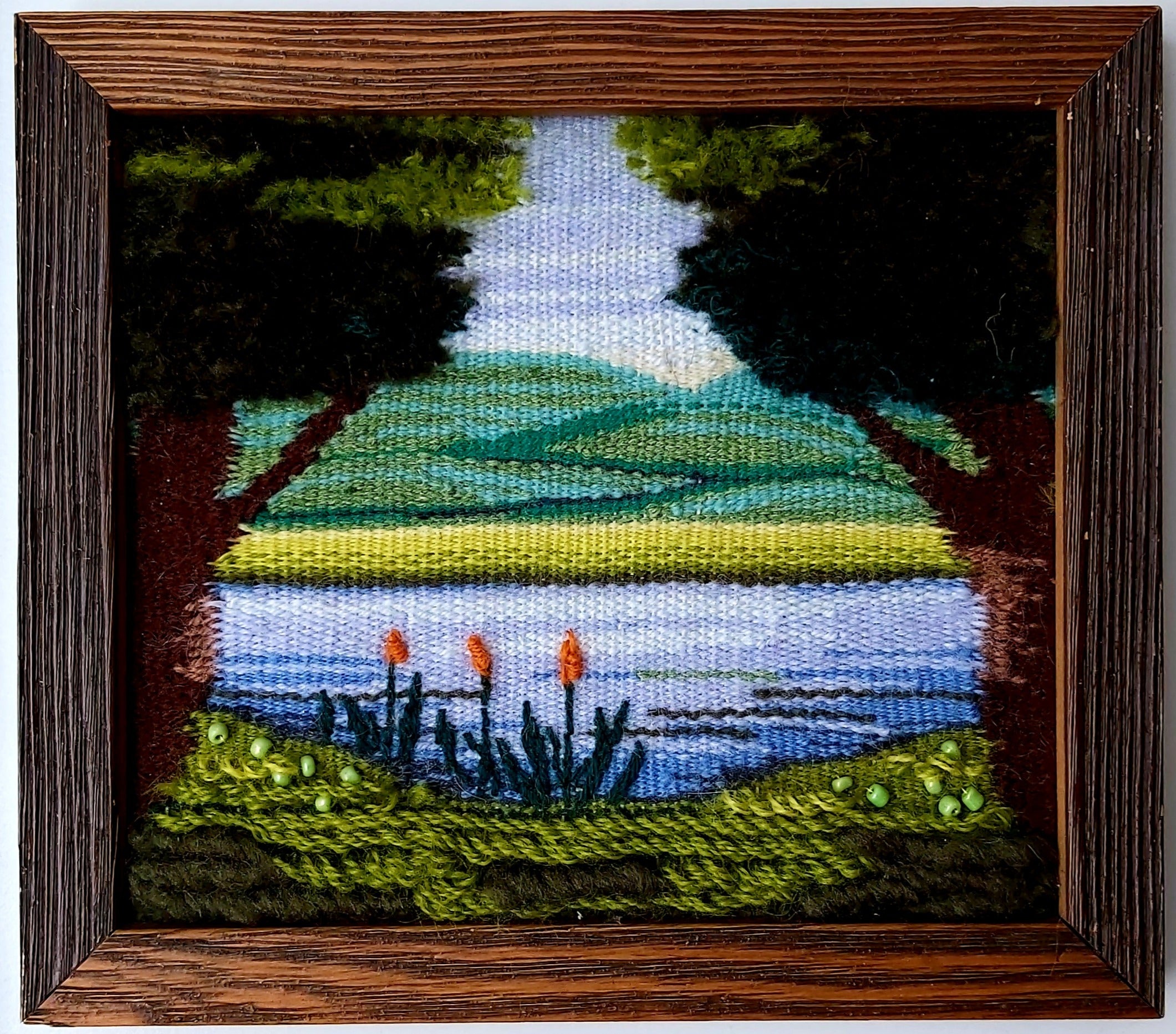 Mini tapestry from the series  "English motifs"