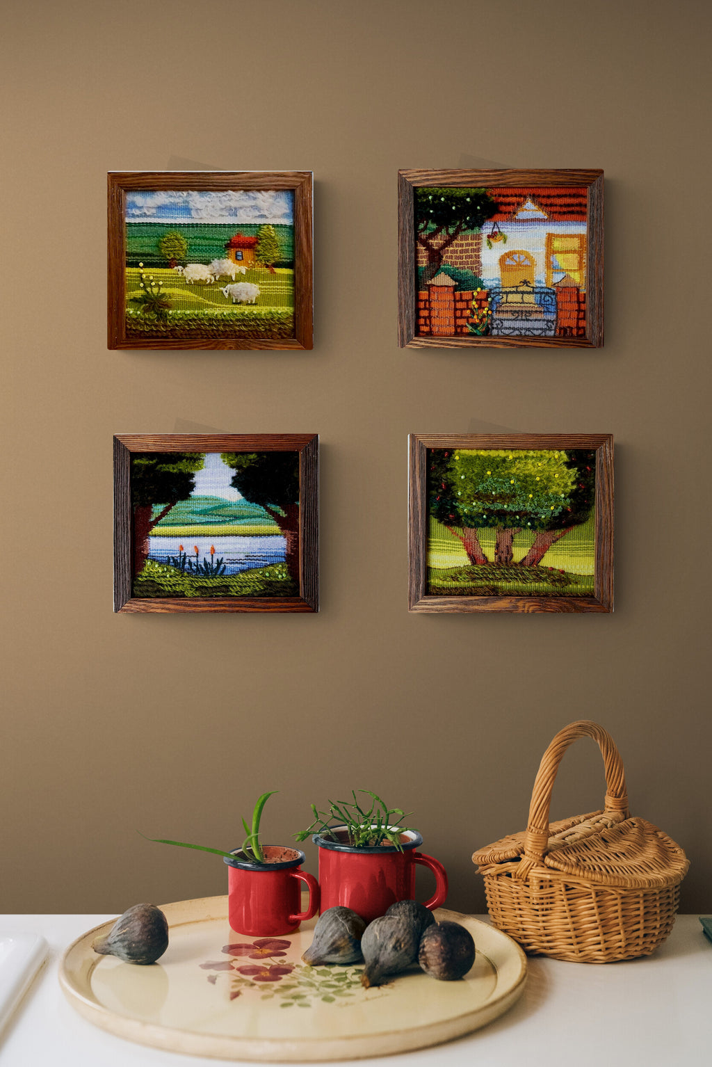 Mini tapestry from the series "English motifs"